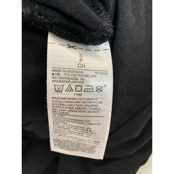 Old Navy Woman's Black Jumpsuit/Jumper Elegant  Faux Wrap Wide Leg Size Small - Picture 14 of 15